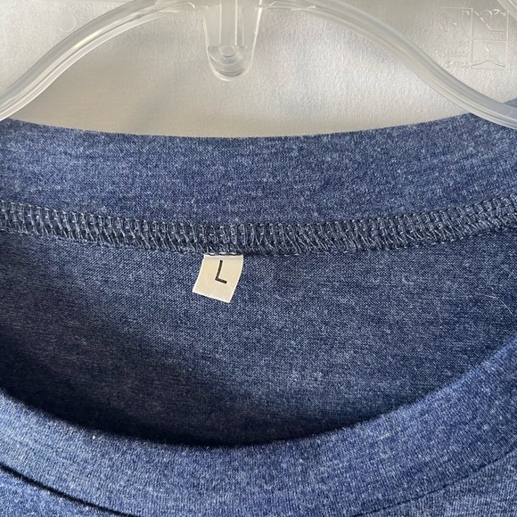 Women’s Blue Baseball T Shirt‎ size Large - Picture 5 of 5